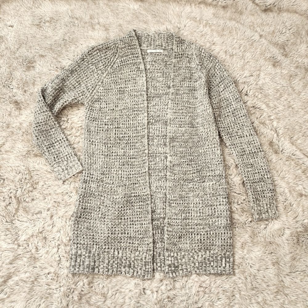 Pink‎ Clover Stitchfix Knit Cardigan Sweater Gray Women's Size XS